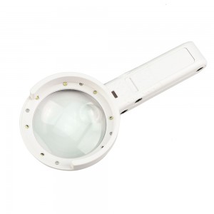 8 LEDS LAMP MULTI-PURPOSE MAGNIFYING GLASS (HANDHELD / BRACKET / DESKTOP)