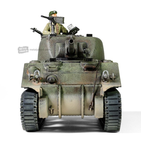 στρατιωτικα οχηματα - ετοιμα μοντελα στρατιωτικων οχηματων - ετοιμα μοντελα - 1/32 U.S. Sherman M4 (75), VVSS Suspension, 57° glacis & small hatch 753th Tank Battalion, Gustav Line, Italy 1944 w/ 1 Figure ΣΤΡΑΤΙΩΤΙΚΑ ΟΧΗΜΑΤΑ