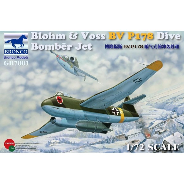 συναρμολογουμενα μοντελα αεροπλανων - συναρμολογουμενα μοντελα - 1/72 BLOHM & VOSS BV P178 DIVE BOMBER JET ΑΕΡΟΠΛΑΝΑ