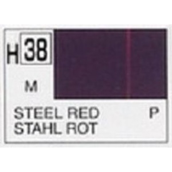 χρωματα μοντελισμου - METALLIC STEEL RED ΜΕΤΑΛΛΙΚΑ