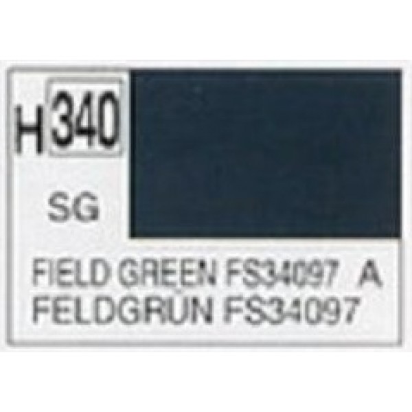 χρωματα μοντελισμου - SEMI GLOSS FIELD GREEN FS34097 SEMI GLOSS