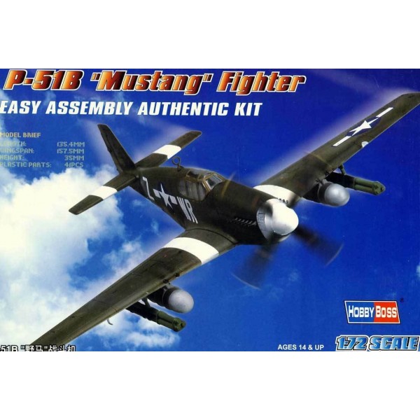 συναρμολογουμενα μοντελα αεροπλανων - συναρμολογουμενα μοντελα - 1/72 P-51B ''MUSTANG'' FIGHTER ΑΕΡΟΠΛΑΝΑ