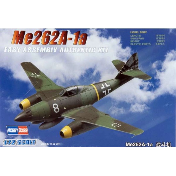 συναρμολογουμενα μοντελα αεροπλανων - συναρμολογουμενα μοντελα - 1/72 Me262A-1a 