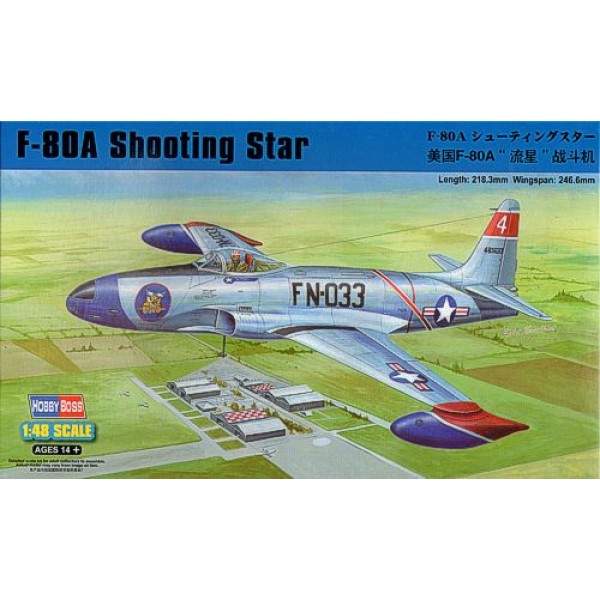 συναρμολογουμενα μοντελα αεροπλανων - συναρμολογουμενα μοντελα - 1/48 LOCKHEED F-80A SHOOTING STAR ΑΕΡΟΠΛΑΝΑ