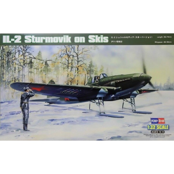 συναρμολογουμενα μοντελα αεροπλανων - συναρμολογουμενα μοντελα - 1/32 IL-2 STURMOVIK on Skis ΑΕΡΟΠΛΑΝΑ