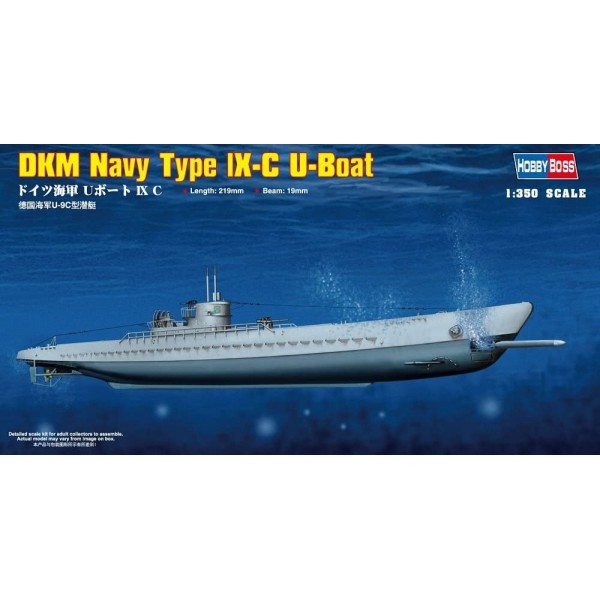 συναρμολογουμενα υποβρυχια - συναρμολογουμενα μοντελα - 1/350 DKM Navy Type IX-C U-Boat ΥΠΟΒΡΥΧΙΑ