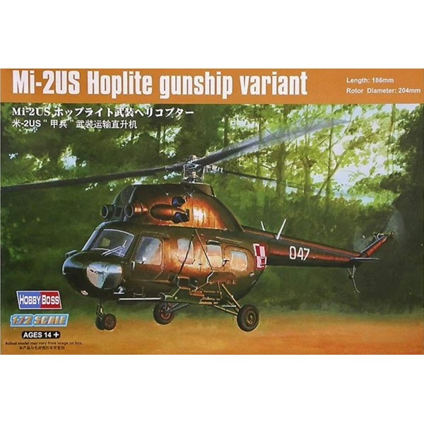 συναρμολογουμενα ελικοπτερα - συναρμολογουμενα μοντελα - 1/72 MiL Mi-2US HOPLITE GUNSHIP VARIANT ΕΛΙΚΟΠΤΕΡΑ