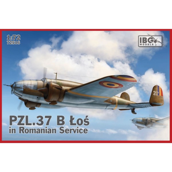 συναρμολογουμενα μοντελα αεροπλανων - συναρμολογουμενα μοντελα - 1/72 PZL.37 B LOS IN ROMANIAN SERVICE ΑΕΡΟΠΛΑΝΑ