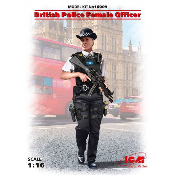 συναρμολογουμενες φιγουρες - συναρμολογουμενα μοντελα - 1/16 British Police Female Officer ΦΙΓΟΥΡΕΣ