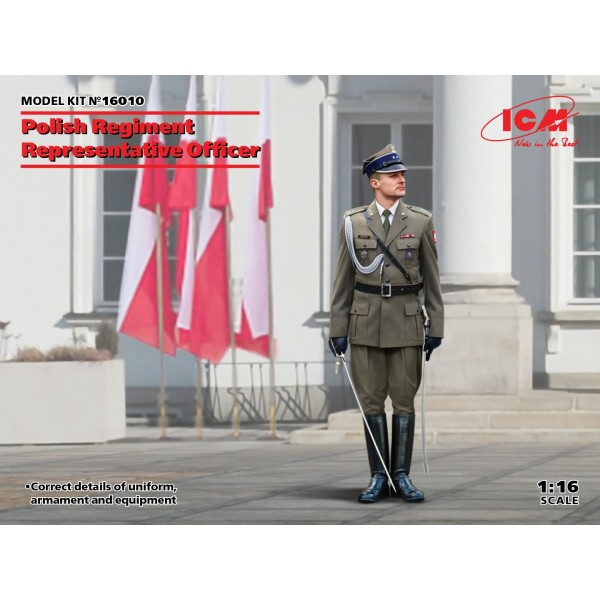 συναρμολογουμενες φιγουρες - συναρμολογουμενα μοντελα - 1/16 Polish Regiment Representative Officer ΦΙΓΟΥΡΕΣ
