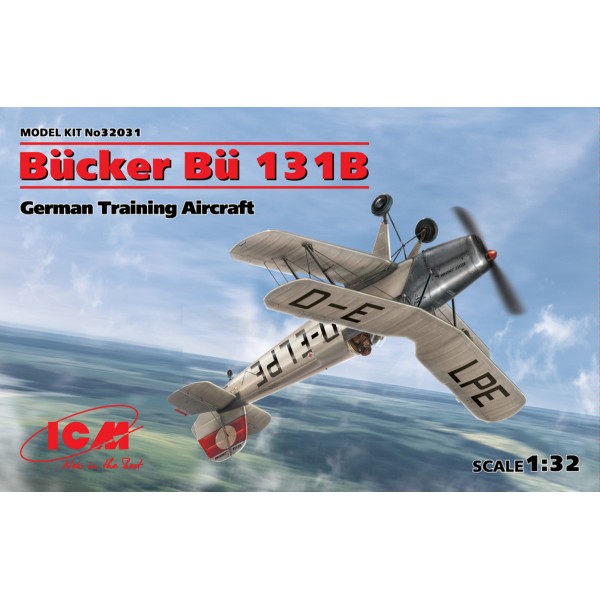 συναρμολογουμενα μοντελα αεροπλανων - συναρμολογουμενα μοντελα - 1/32 BUCKER Bu 131B WWII GERMAN TRAINING AIRCRAFT ΑΕΡΟΠΛΑΝΑ