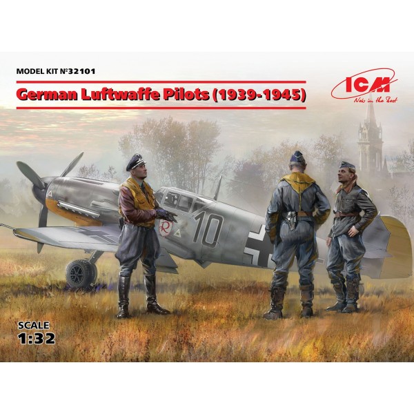 συναρμολογουμενες φιγουρες - συναρμολογουμενα μοντελα - 1/32 German Luftwaffe Pilots (1939-1945) (3 figures) ΦΙΓΟΥΡΕΣ