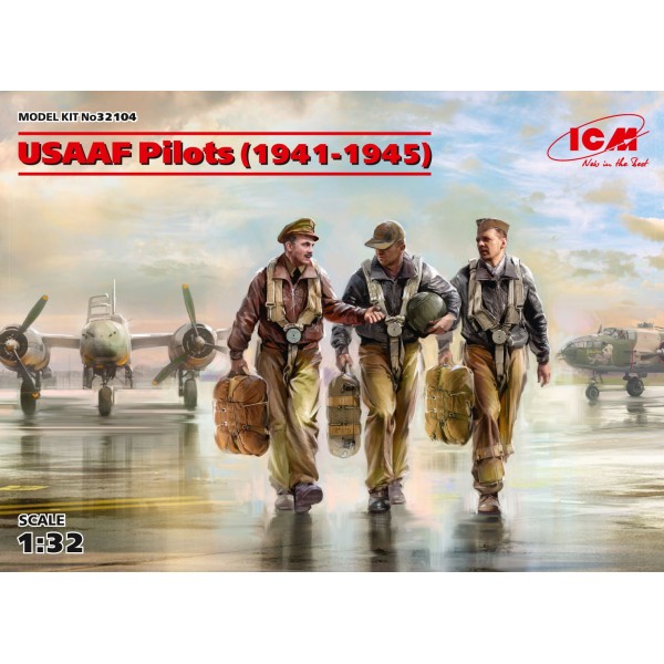 συναρμολογουμενες φιγουρες - συναρμολογουμενα μοντελα - 1/32 USAAF Pilots (1941-1945) (3 figures) ΦΙΓΟΥΡΕΣ