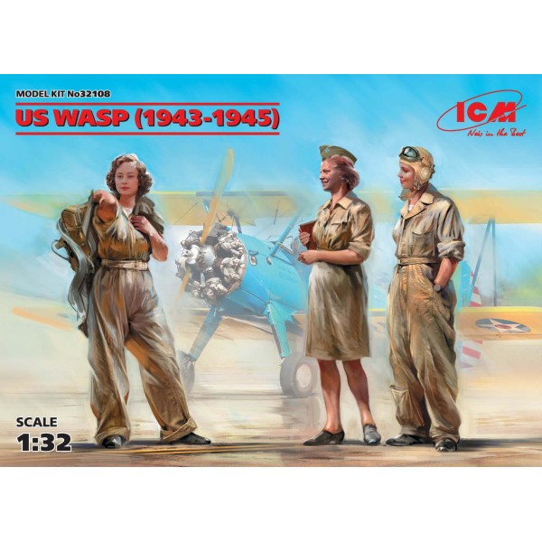 συναρμολογουμενες φιγουρες - συναρμολογουμενα μοντελα - 1/32 US WASP (1943-1945) (3 figures) ΦΙΓΟΥΡΕΣ