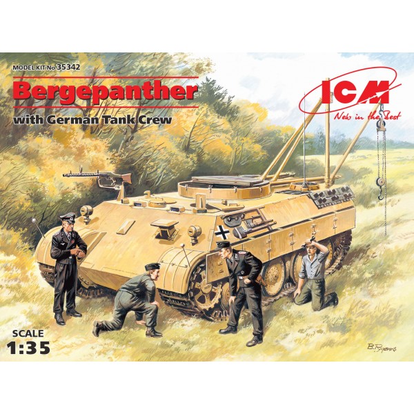 συναρμολογουμενα στραιτωτικα αξεσοιυαρ - συναρμολογουμενα στραιτωτικα οπλα - συναρμολογουμενα στραιτωτικα οχηματα - συναρμολογουμενα μοντελα - 1/35 Bergepanther with German Tank Crew (4 figures) ΣΤΡΑΤΙΩΤΙΚΑ ΟΧΗΜΑΤΑ - ΟΠΛΑ - ΑΞΕΣΟΥΑΡ