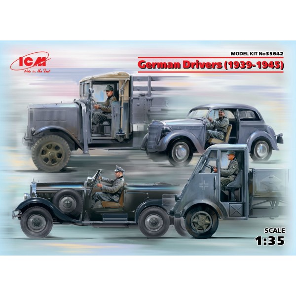 συναρμολογουμενες φιγουρες - συναρμολογουμενα μοντελα - 1/35 German Drivers (1939-1945) (4 figures) ΦΙΓΟΥΡΕΣ