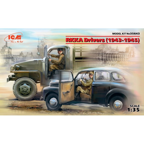 συναρμολογουμενες φιγουρες - συναρμολογουμενα μοντελα - 1/35 RKKA Drivers (1943-1945) (2 figures) ΦΙΓΟΥΡΕΣ