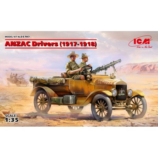 συναρμολογουμενες φιγουρες - συναρμολογουμενα μοντελα - 1/35 ANZAC Drivers (1917-1918) (2 figures) ΦΙΓΟΥΡΕΣ
