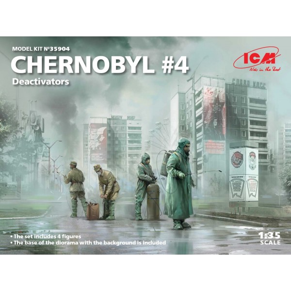 συναρμολογουμενες φιγουρες - συναρμολογουμενα μοντελα - 1/35 Chernobyl#4. Deactivators (4 figures) ΦΙΓΟΥΡΕΣ