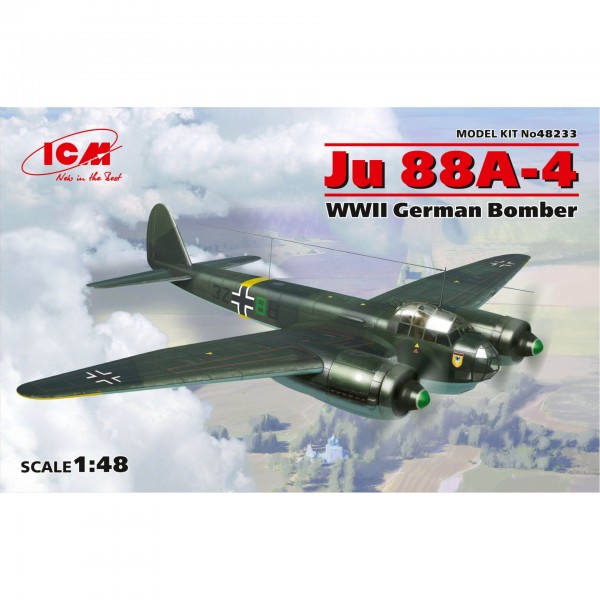 συναρμολογουμενα μοντελα αεροπλανων - συναρμολογουμενα μοντελα - 1/48 JUNKERS Ju88 A-4 WWII GERMAN BOMBER ΑΕΡΟΠΛΑΝΑ