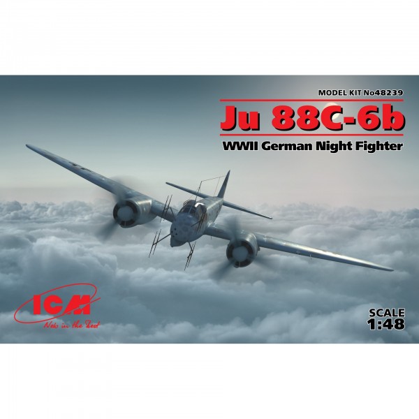 συναρμολογουμενα μοντελα αεροπλανων - συναρμολογουμενα μοντελα - 1/48 JUNKERS Ju 88C-6b WWII GERMAN NIGHT FIGHTER ΑΕΡΟΠΛΑΝΑ