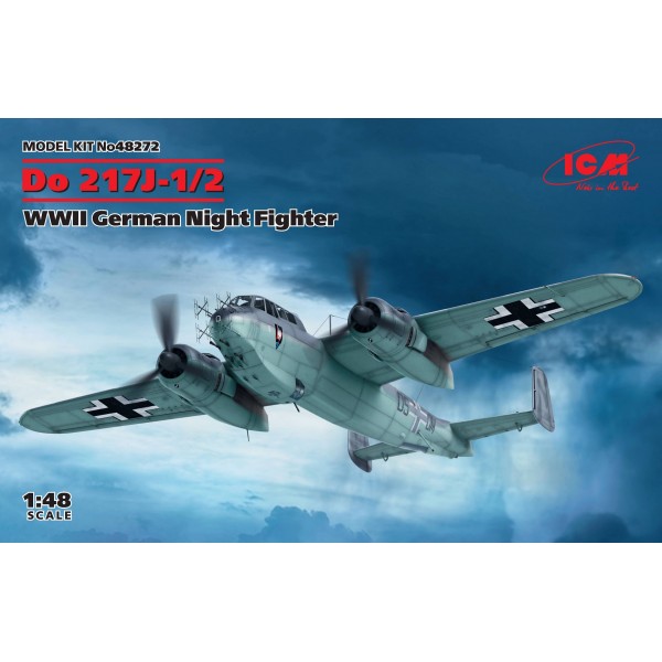 συναρμολογουμενα μοντελα αεροπλανων - συναρμολογουμενα μοντελα - 1/48 Do 217J-1/2, WWII German Night Fighter ΑΕΡΟΠΛΑΝΑ