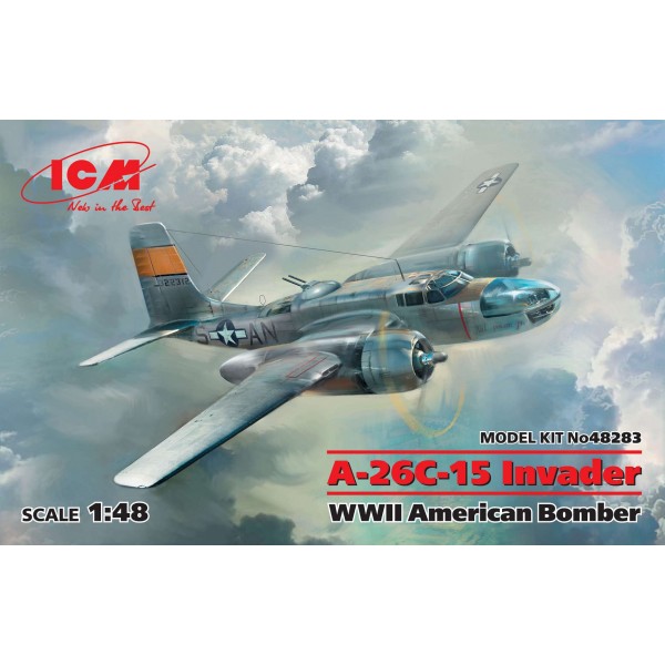 συναρμολογουμενα μοντελα αεροπλανων - συναρμολογουμενα μοντελα - 1/48 A-26C-15 Invader, WWII American Bomber ΑΕΡΟΠΛΑΝΑ