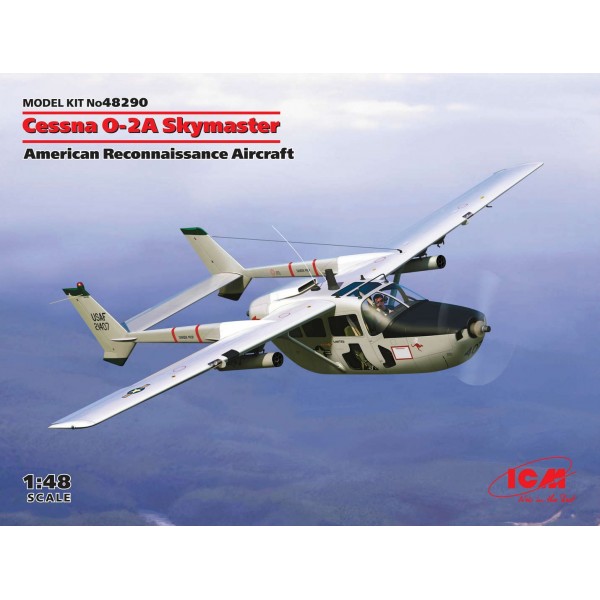 συναρμολογουμενα μοντελα αεροπλανων - συναρμολογουμενα μοντελα - 1/48 Cessna O-2A Skymaster, American Reconnaissance Aircraft ΑΕΡΟΠΛΑΝΑ