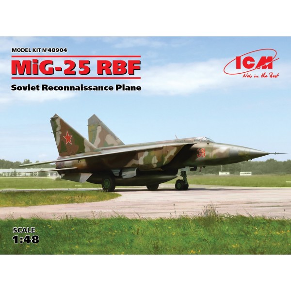 συναρμολογουμενα μοντελα αεροπλανων - συναρμολογουμενα μοντελα - 1/48 MiG-25 RBF SOVIET RECONNAISSANCE PLANE ΑΕΡΟΠΛΑΝΑ