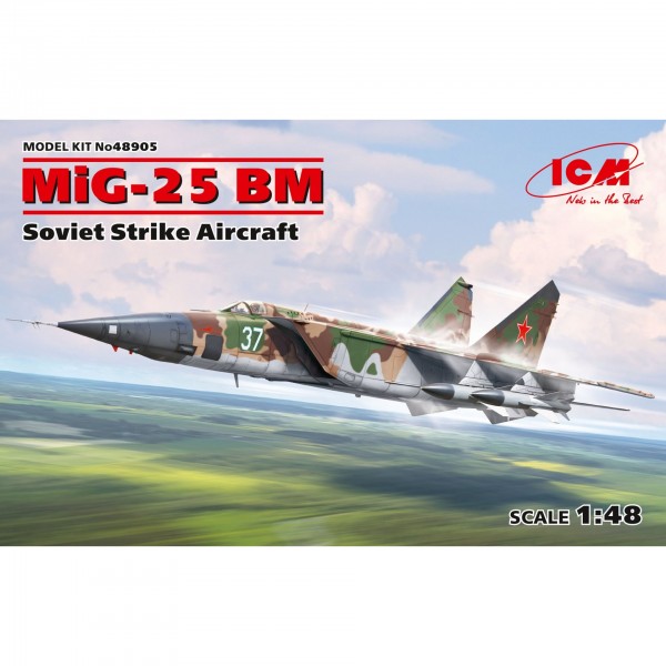 συναρμολογουμενα μοντελα αεροπλανων - συναρμολογουμενα μοντελα - 1/48 MiG-25 BM Soviet Strike Aircraft ΑΕΡΟΠΛΑΝΑ