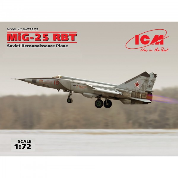 συναρμολογουμενα μοντελα αεροπλανων - συναρμολογουμενα μοντελα - 1/72 MiG-25 RBT SOVIET RECONNAISSANCE PLANE ΑΕΡΟΠΛΑΝΑ