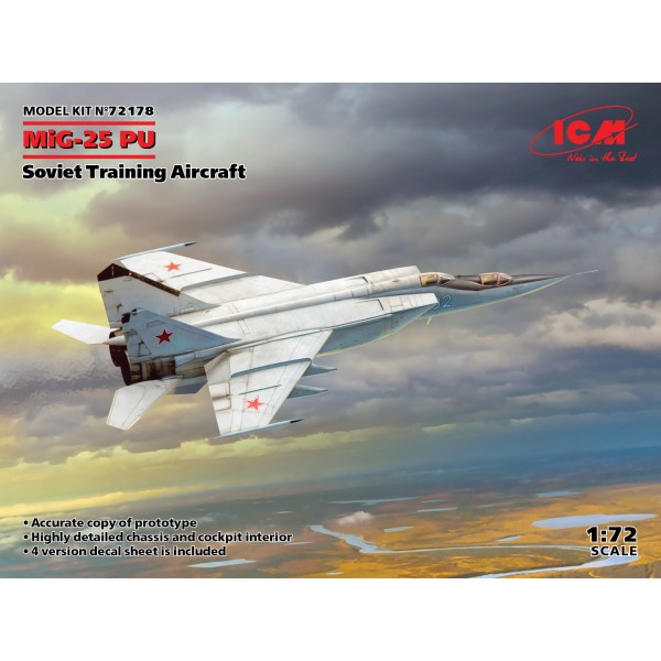 συναρμολογουμενα μοντελα αεροπλανων - συναρμολογουμενα μοντελα - 1/72 MiG-25PU Soviet Training Aircraft ΑΕΡΟΠΛΑΝΑ
