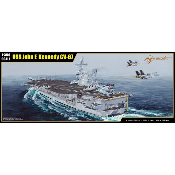 συναρμολογουμενα πλοια - συναρμολογουμενα μοντελα - 1/350 USS JOHN F. KENNEDY CV-67 (Length 934.6mm Beam 241.9mm) ΠΛΟΙΑ
