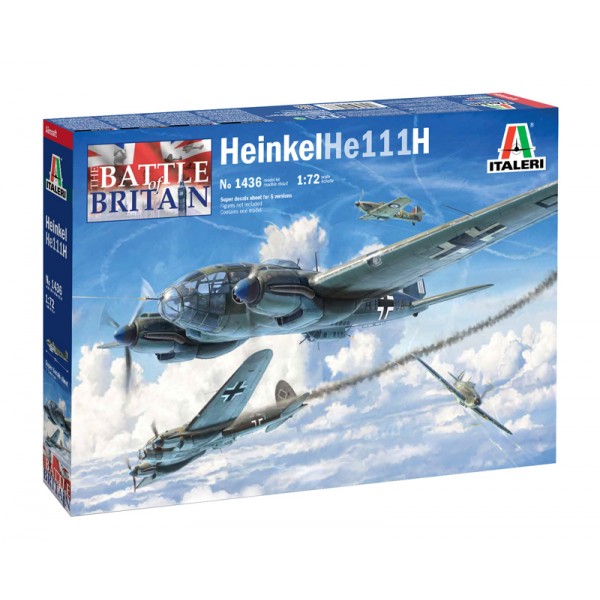 συναρμολογουμενα μοντελα αεροπλανων - συναρμολογουμενα μοντελα - 1/72 HEINKEL He111H (The Battle of Britain) ΑΕΡΟΠΛΑΝΑ