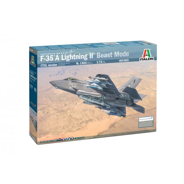συναρμολογουμενα μοντελα αεροπλανων - συναρμολογουμενα μοντελα - 1/72 F-35 A LIGHTNING II Beast Mode (CTOL Version) ΑΕΡΟΠΛΑΝΑ