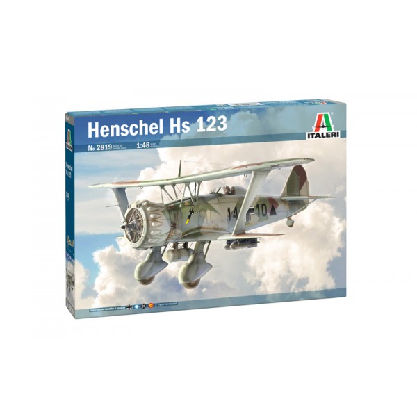 συναρμολογουμενα μοντελα αεροπλανων - συναρμολογουμενα μοντελα - 1/48 HENSCHEL Hs 123 ΑΕΡΟΠΛΑΝΑ
