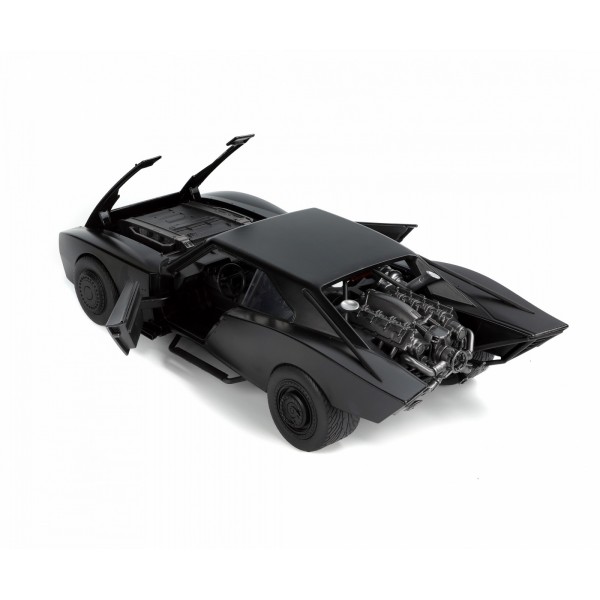 ετοιμα μοντελα αυτοκινητων - ετοιμα μοντελα - 1/18 BATMOBILE BLACK 2022 with BATMAN FIGURE ''THE BATMAN'' & WORKING LIGHTS ΑΥΤΟΚΙΝΗΤΑ