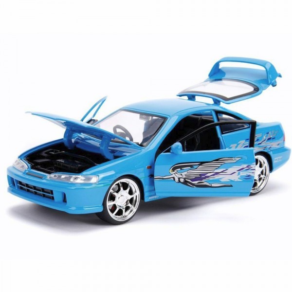 ετοιμα μοντελα αυτοκινητων - ετοιμα μοντελα - 1/24 MIA 'S ACURA INTEGRA TYPE R LIGHT BLUE 1996 ''FAST & FURIOUS'' ΑΥΤΟΚΙΝΗΤΑ