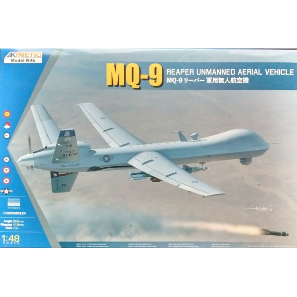 συναρμολογουμενα μοντελα αεροπλανων - συναρμολογουμενα μοντελα - 1/48 MQ-9 REAPER UNMANNED AERIAL VEHICLE ΑΕΡΟΠΛΑΝΑ