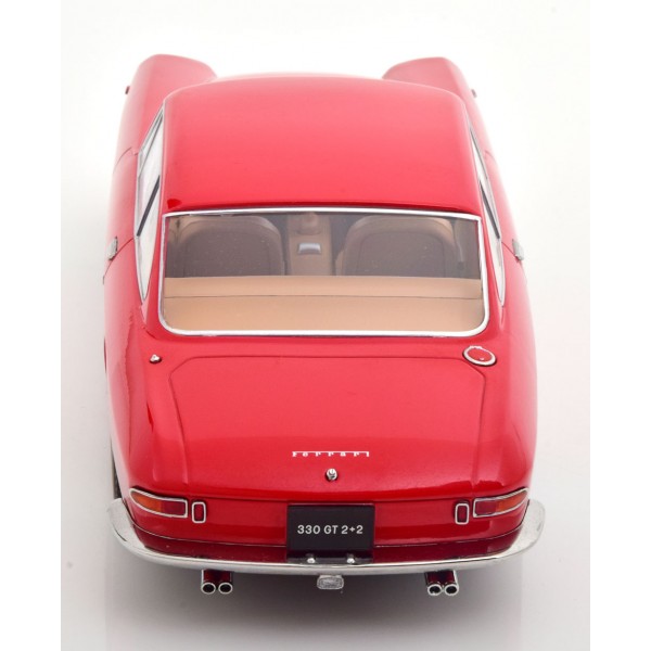 ετοιμα μοντελα αυτοκινητων - ετοιμα μοντελα - 1/18 FERRARI 330 GT 2+2 1964 RED w/ BEIGE INTERIOR (SEALED BODY) ΑΥΤΟΚΙΝΗΤΑ