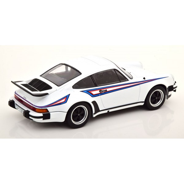 ετοιμα μοντελα αυτοκινητων - ετοιμα μοντελα - 1/18 PORSCHE 911 (930) TURBO 3.0 1976 WHITE-MARTINI STRIPES (SEALED BODY) ΑΥΤΟΚΙΝΗΤΑ