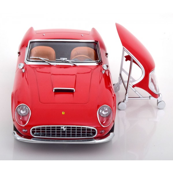 ετοιμα μοντελα αυτοκινητων - ετοιμα μοντελα - 1/18 FERRARI 250 GT CALIFORNIA SPYDER US VERSION 1960 RED (SEALED BODY with REMOVABLE HARD TOP & STAND) ΑΥΤΟΚΙΝΗΤΑ