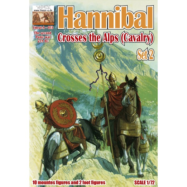 συναρμολογουμενες φιγουρες - συναρμολογουμενα μοντελα - 1/72 Hannibal Crosses the Alps (Cavalry) Set 2 The Second Punic War 218 B.C. ΦΙΓΟΥΡΕΣ