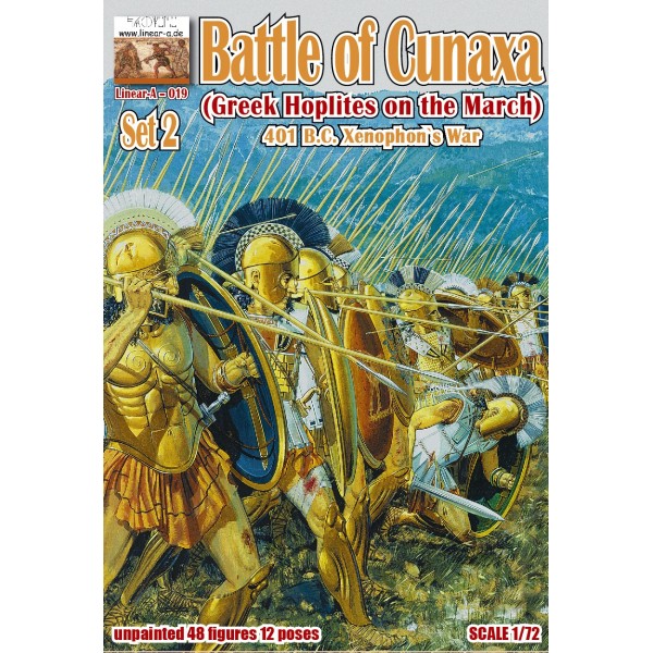 συναρμολογουμενες φιγουρες - συναρμολογουμενα μοντελα - 1/72 Battle of Cunaxa Set 2 (Greek Hoplites on the March) 401 B.C. Xenophon 's War ΦΙΓΟΥΡΕΣ
