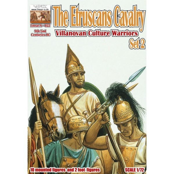συναρμολογουμενες φιγουρες - συναρμολογουμενα μοντελα - 1/72 The Etruscans Cavalry Set 2 Villanovan Culture Warriors'' 9th-5th Centuries B.C. ΦΙΓΟΥΡΕΣ