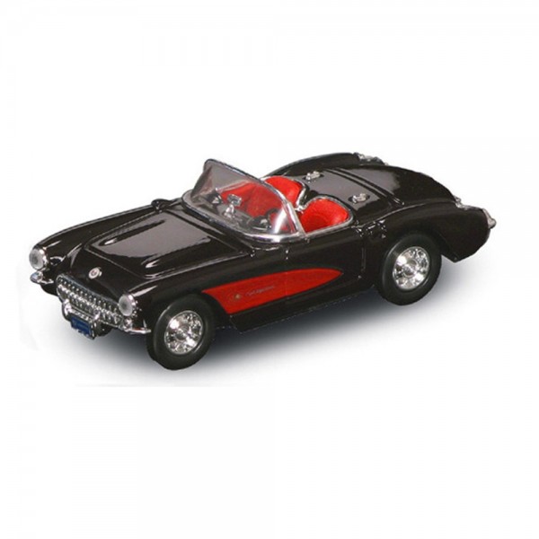 ετοιμα μοντελα αυτοκινητων - ετοιμα μοντελα - 1/43 CHEVROLET CORVETTE BLACK/RED 1957 ΑΥΤΟΚΙΝΗΤΑ