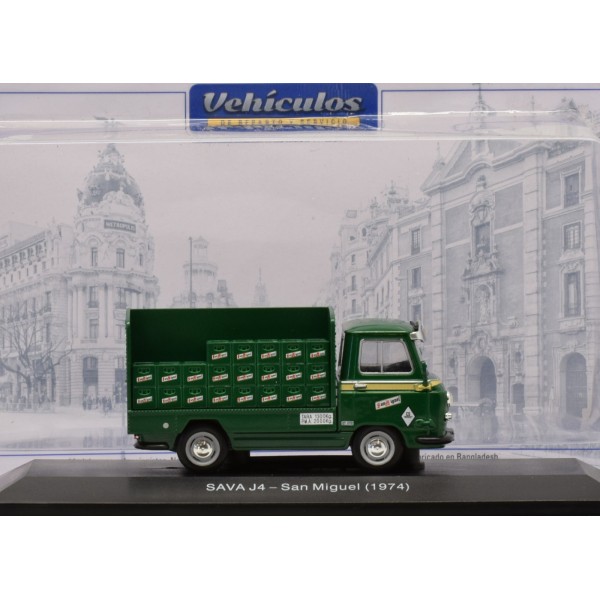 ετοιμα μοντελα λεωφορειων - ετοιμα μοντελα φορτηγων - ετοιμα μοντελα - 1/43 SAVA J4 TRUCK ''San Miguel Cerveza'' 1974 GREEN ΦΟΡΤΗΓΑ - ΛΕΩΦΟΡΕΙΑ