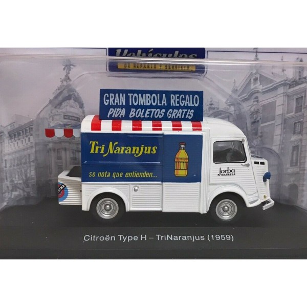 ετοιμα μοντελα λεωφορειων - ετοιμα μοντελα φορτηγων - ετοιμα μοντελα - 1/43 CITROEN TYPE H VAN ''TriNaranjus'' 1959 WHITE/BLUE ΦΟΡΤΗΓΑ - ΛΕΩΦΟΡΕΙΑ