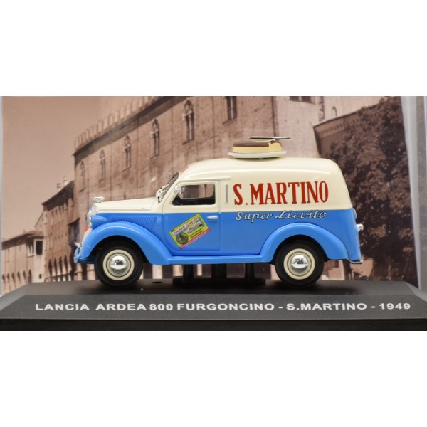 ετοιμα μοντελα λεωφορειων - ετοιμα μοντελα φορτηγων - ετοιμα μοντελα - 1/43 LANCIA ARDEA 800 FURGONCINO ''S.Martino'' 1949 LIGHT BLUE/CREAM ΦΟΡΤΗΓΑ - ΛΕΩΦΟΡΕΙΑ
