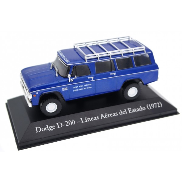 ετοιμα μοντελα αυτοκινητων - ετοιμα μοντελα - 1/43 DODGE D-200 ''Lineas Aereas del Estado'' 1972 BLUE ΑΥΤΟΚΙΝΗΤΑ